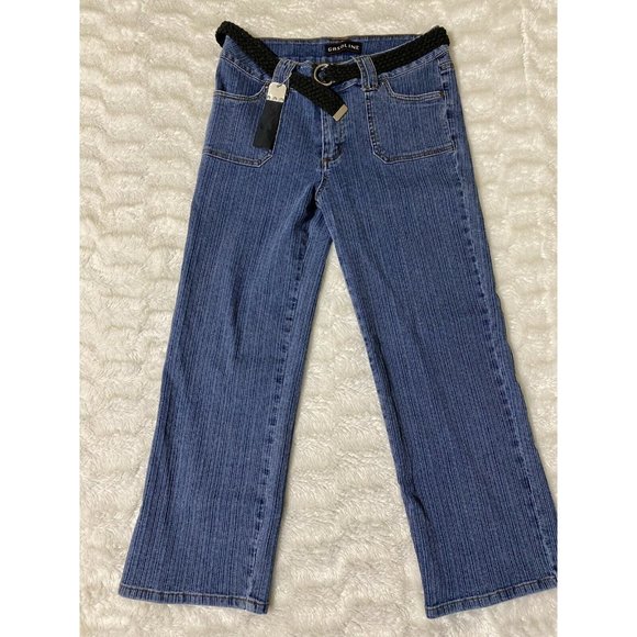 Gasoline straight Leg Stretch Blue Jeans Women's Size 30x25 Vintage NWT - Picture 3 of 12
